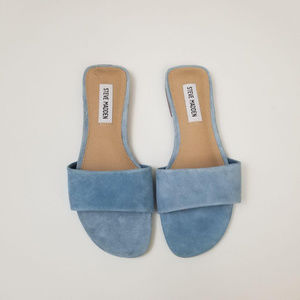 Steve Madden l Blue Suede Sandals